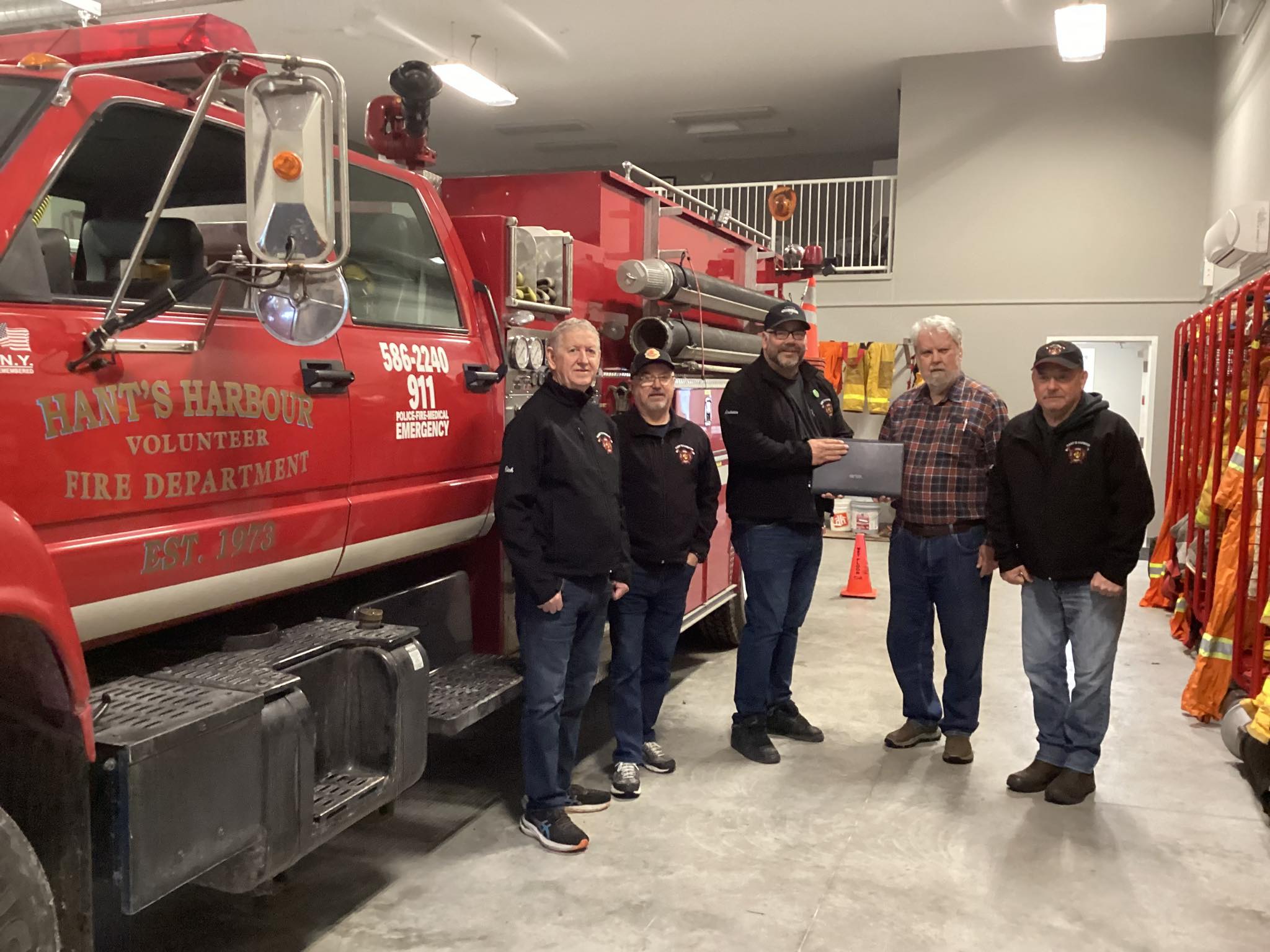 Hants Harbour Volunteer Fire Department would like to extend a very special thank you to Silver Lights Club.